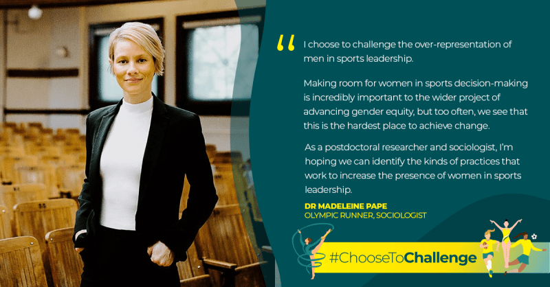 Madeleine Pape - International Women's Day